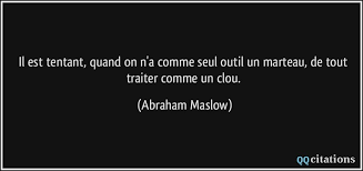 Citation de Abraham MASLOW sur le comportement